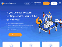 Tablet Screenshot of essaysexperts.com
